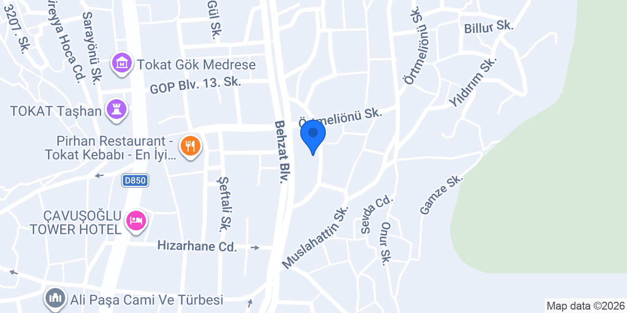 Tokat Spot konumu
