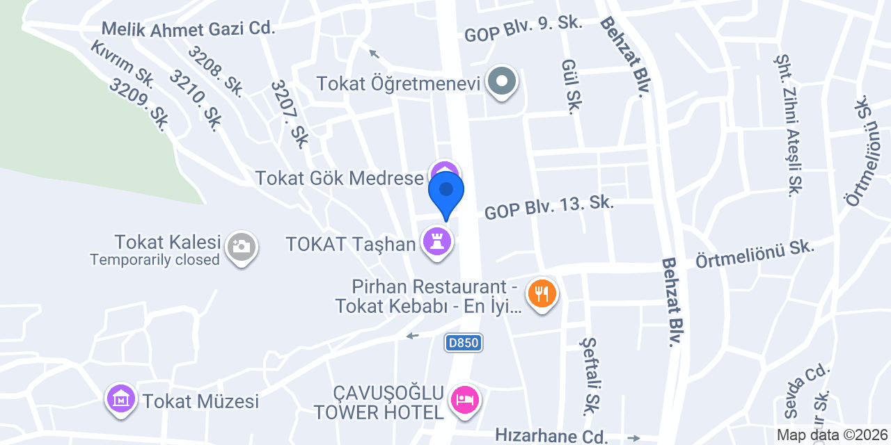 Derman Taksi konumu