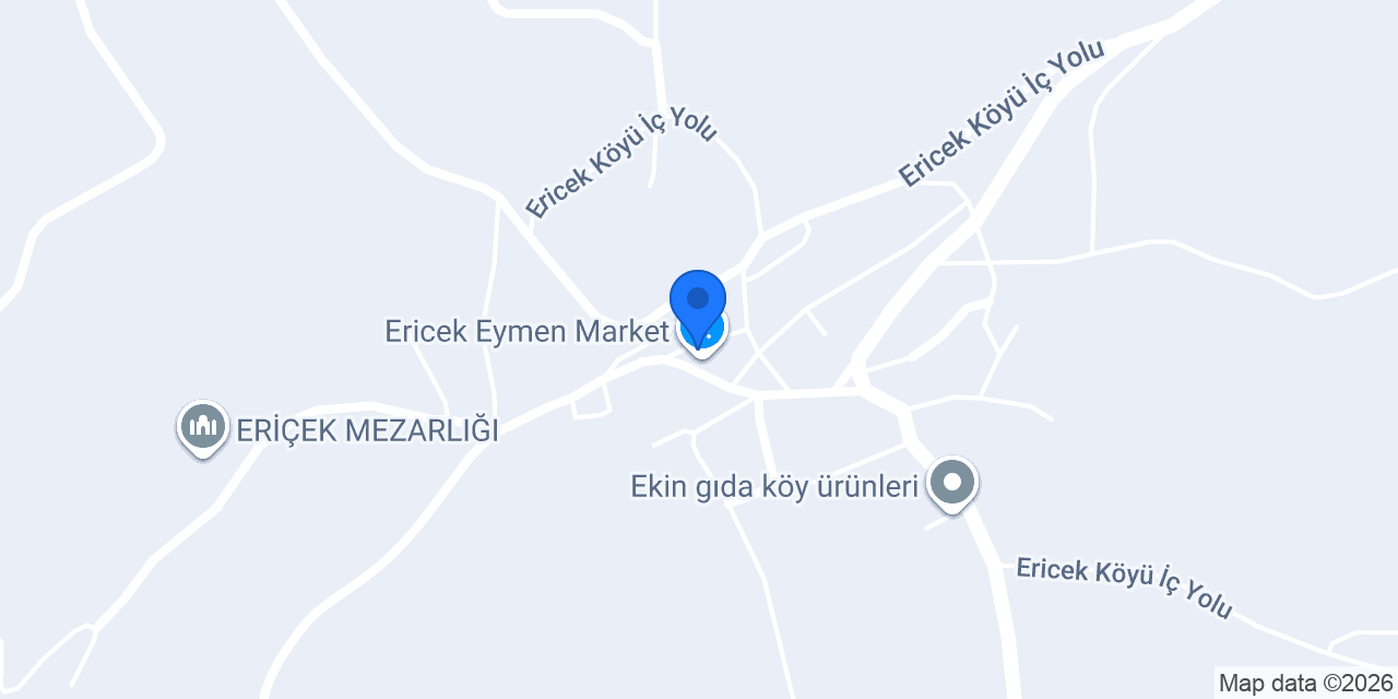 Ericek Hanımeli Ekmek Fırını konumu