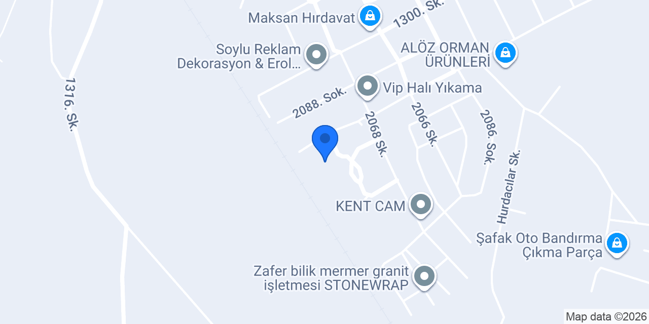 Perateks boya konumu