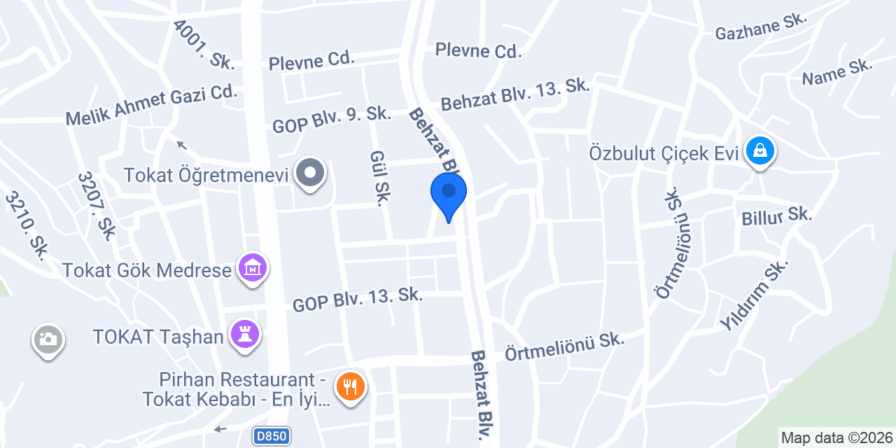 Kunter Oto Lastik konumu