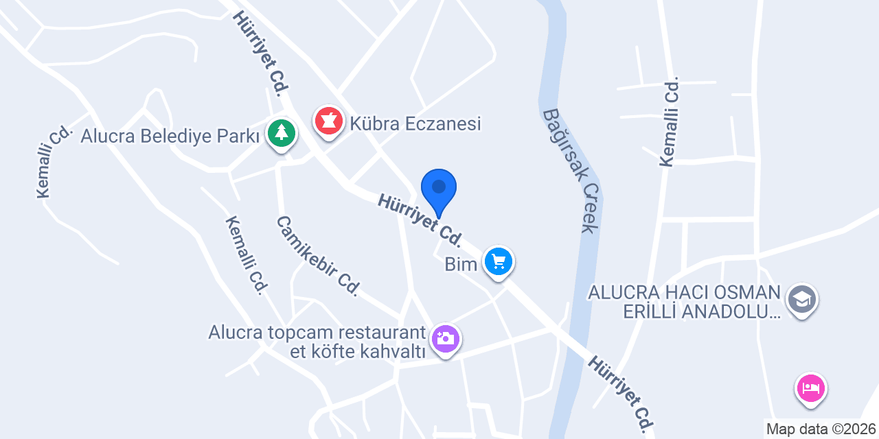 Tadım Lokantası konumu