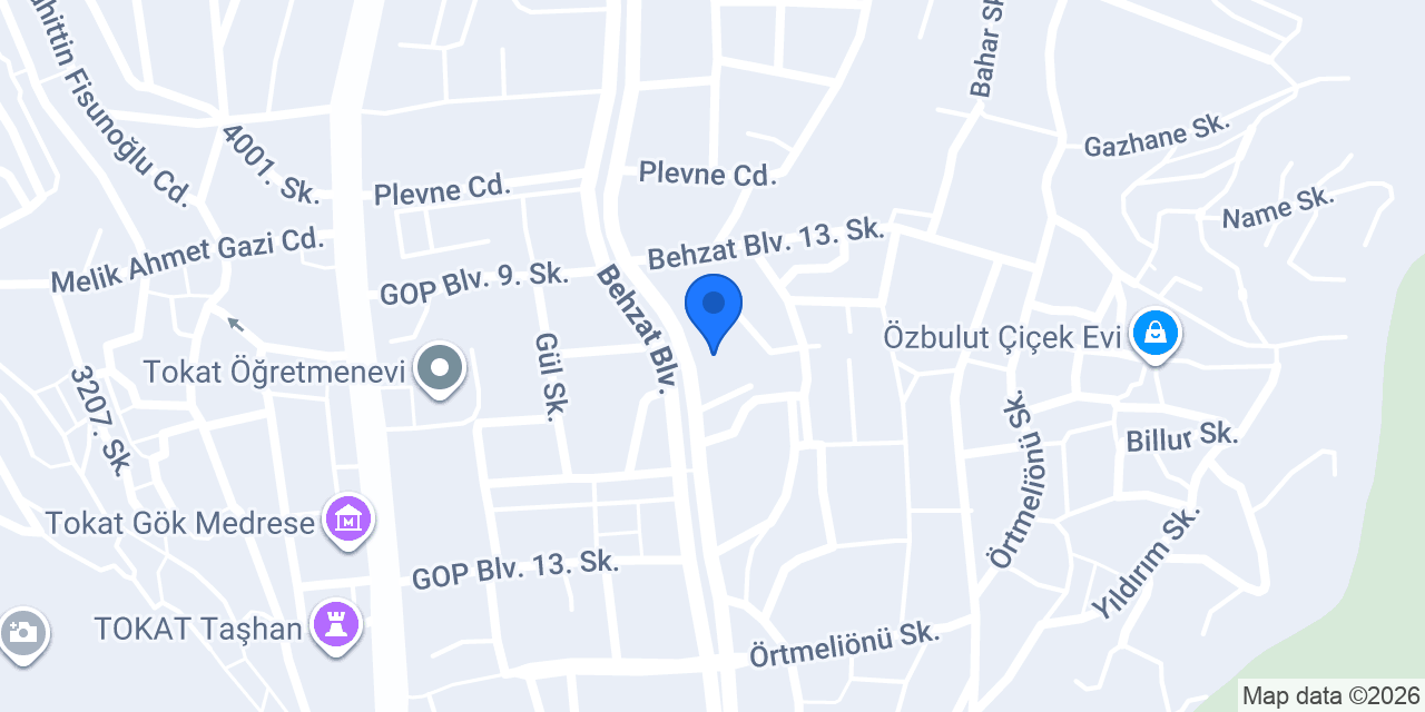AKIN OTO LASTİK konumu