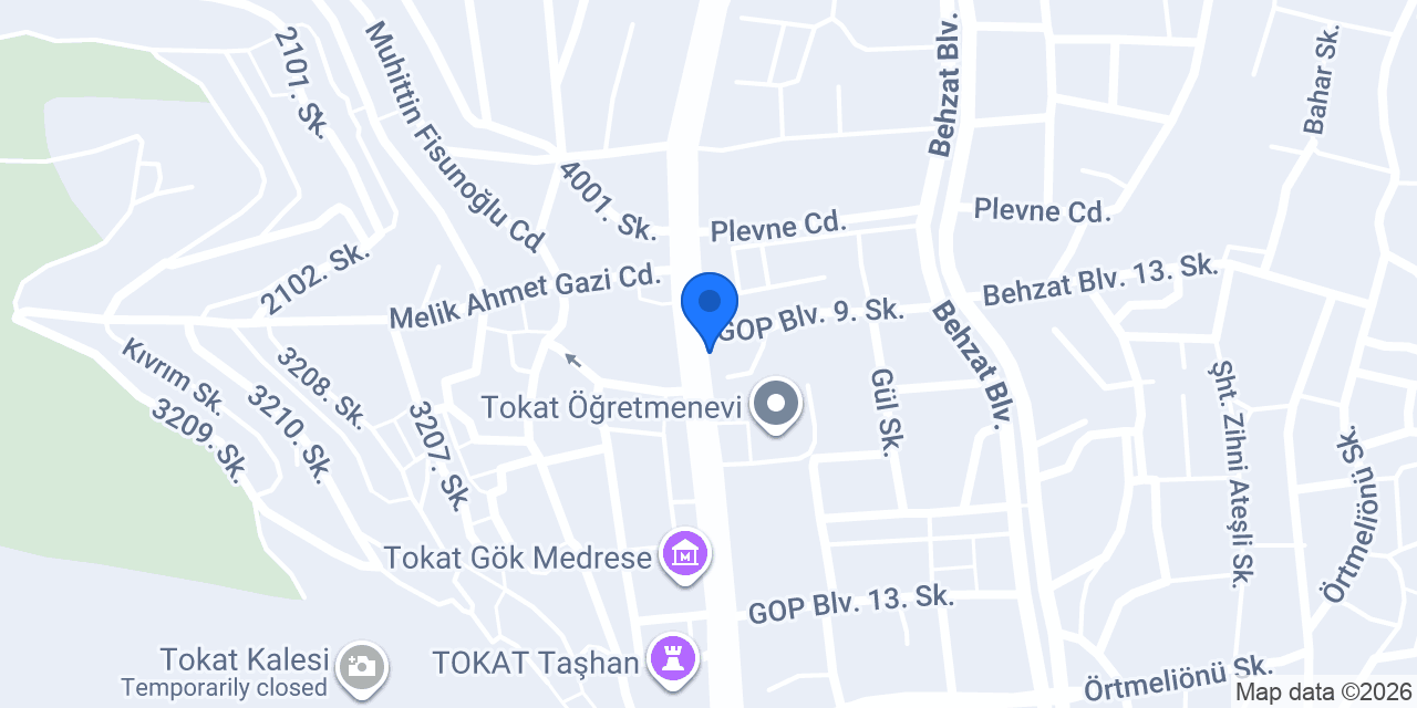 CEP CİTY konumu
