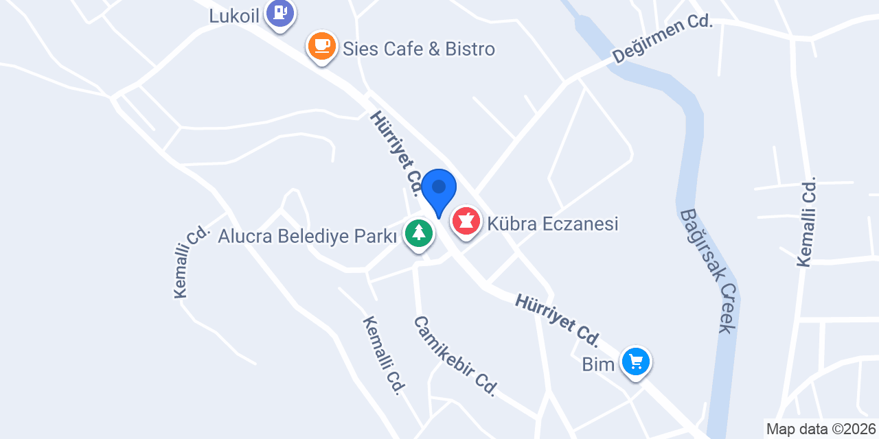 Ptt-alucra Şubesi konumu