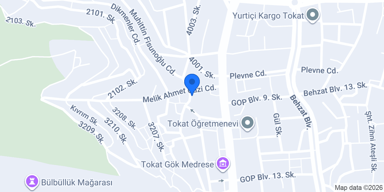Tokat-Gür Sigorta konumu
