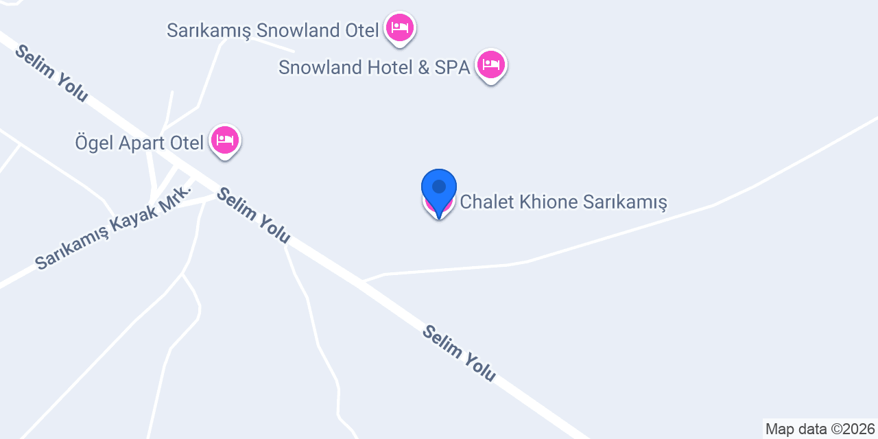 Chalet Khione Sarıkamış konumu
