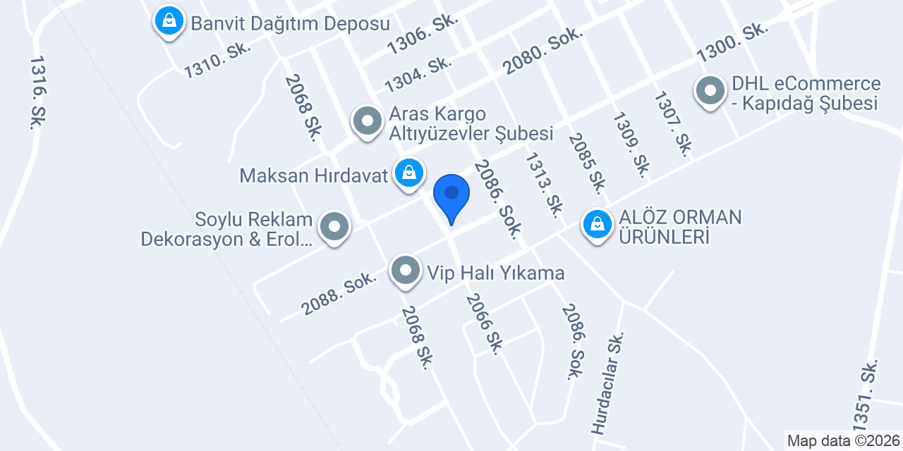 Yalin Hali Yikama konumu
