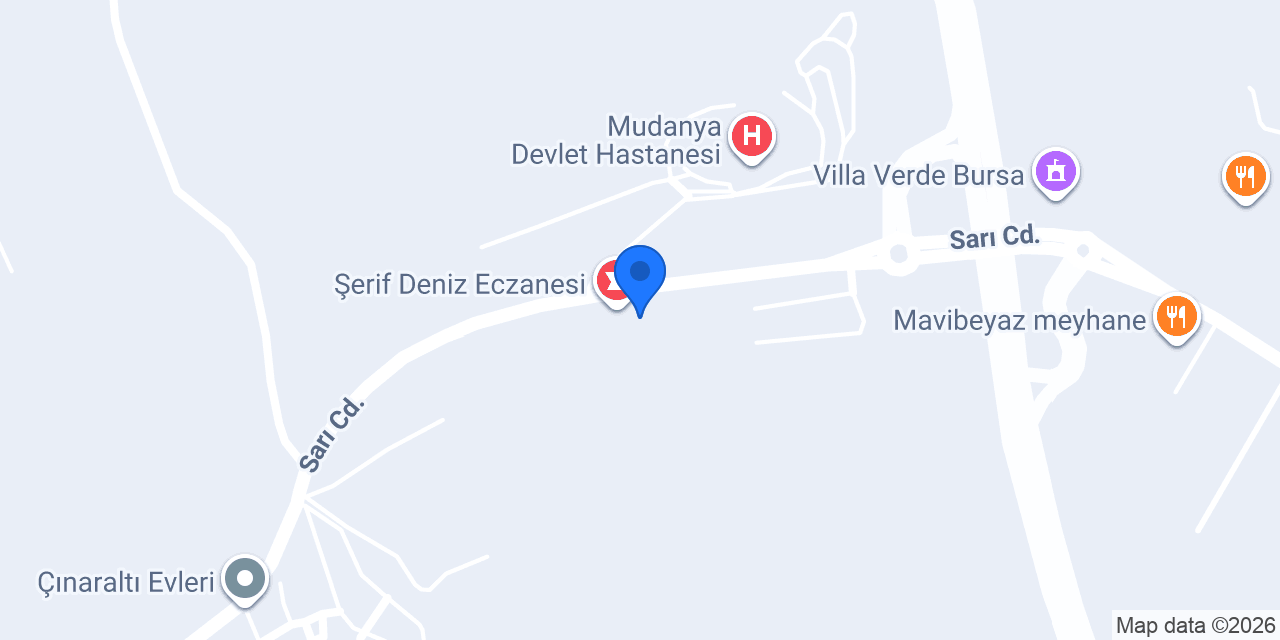 BV OPTİK MUDANYA konumu