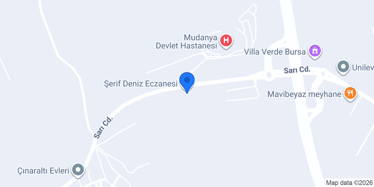 Şerif Deniz Eczanesi konumu