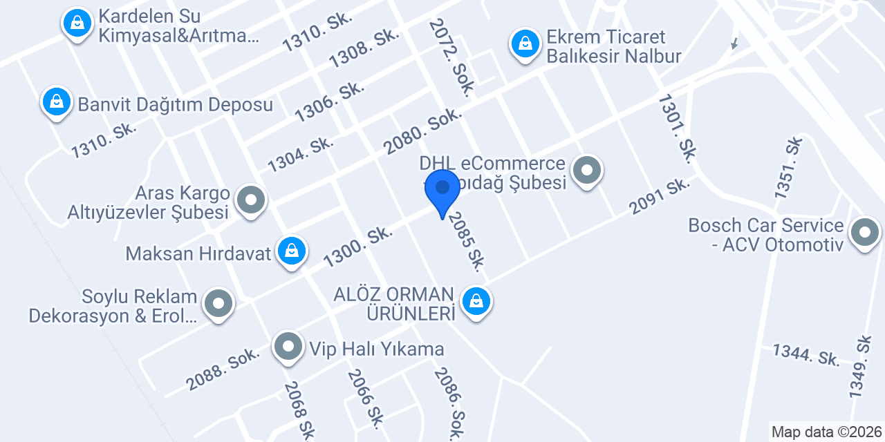 Bandırma Oto Işık konumu