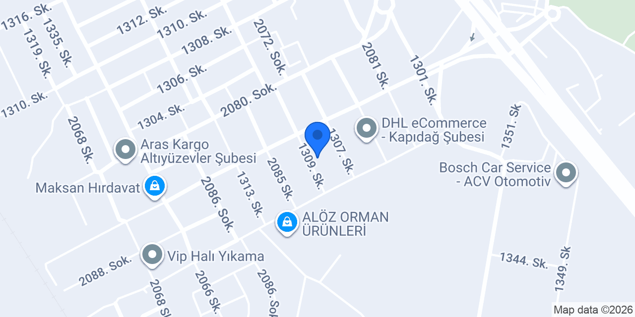 Manyaslı otomotiv konumu