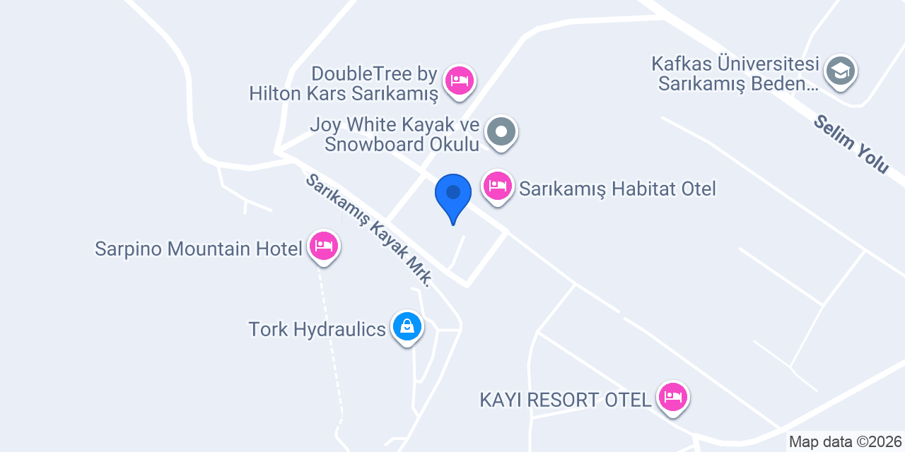 Sarıkamış Iceberg Hotel konumu