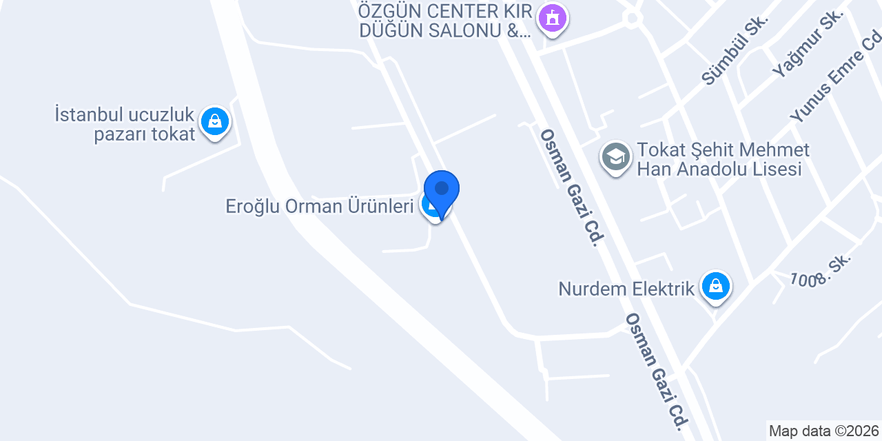 Eroğlu Orman Ürünleri konumu