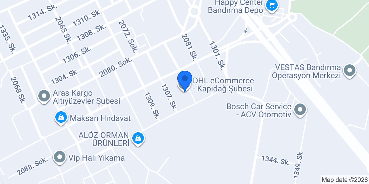 DHL eCommerce - Kapıdağ Şubesi konumu
