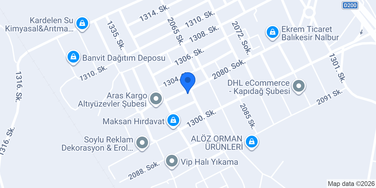 Durak İskender Yemek Salonu konumu