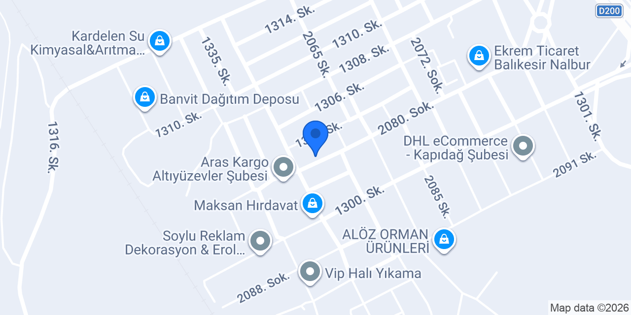 Hacıoğlu Ticaret konumu