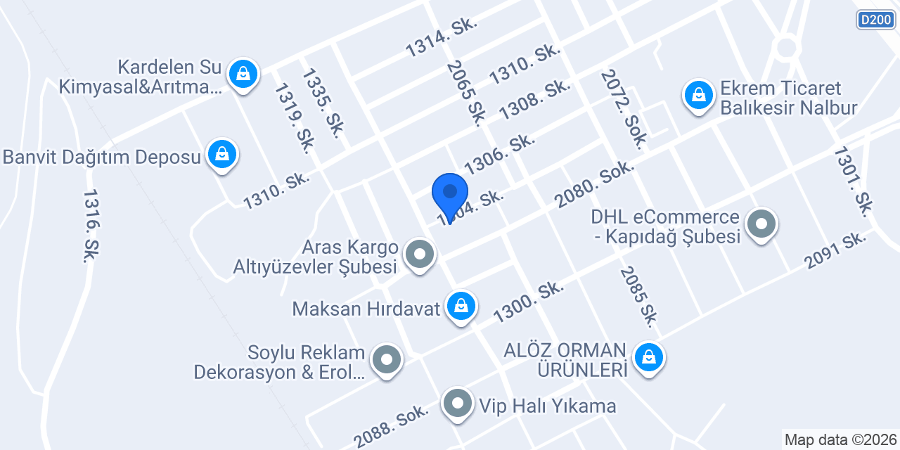 GEM-PAR OTO YEDEK PARÇA konumu