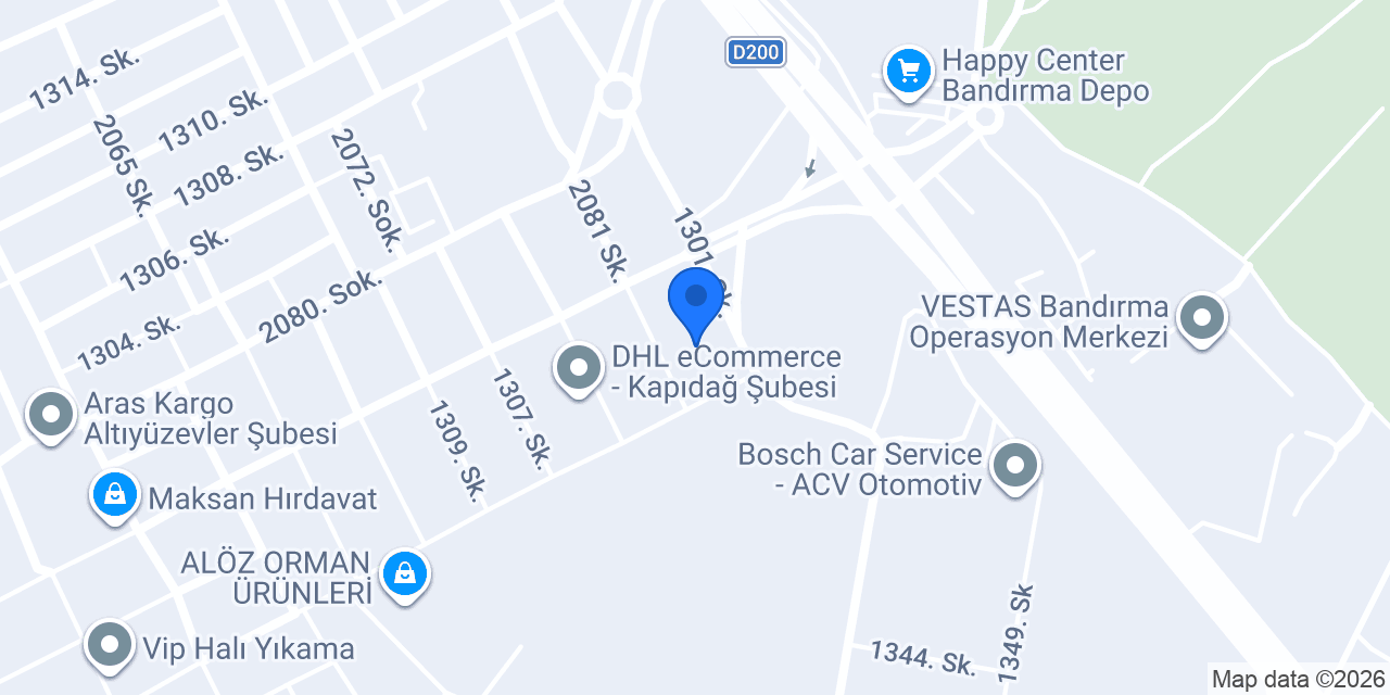GÜLMÜŞ HAFRİYAT LTD.ŞTİ. konumu