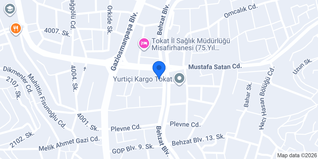 Kuaför Tülay Uğur konumu