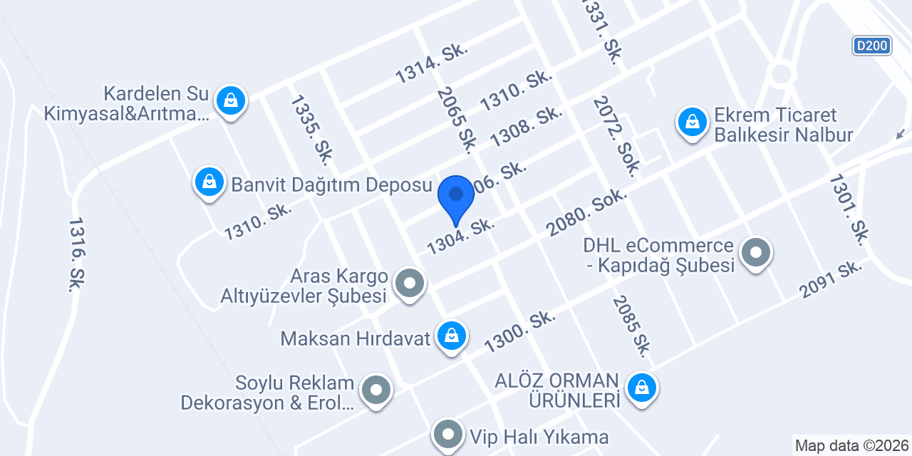 Bandırma Hırdavat Cıvata LTD.ŞTİ. konumu
