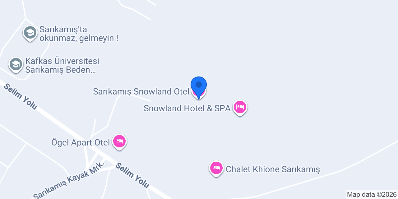 Sarıkamış Snowland Otel konumu