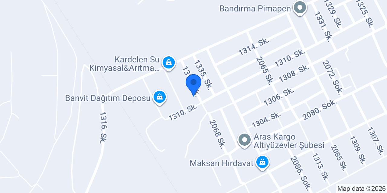 AVEN KİMYEVİ MADDELER SAN. VE TİC. LTD. ŞTİ. konumu
