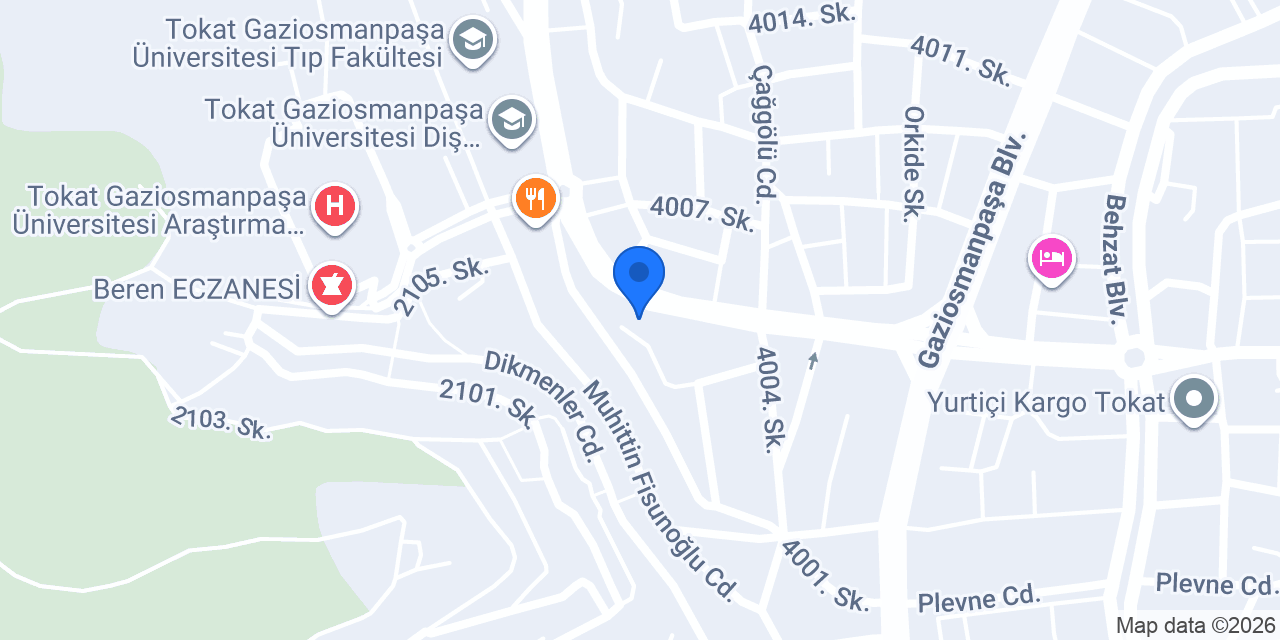 Yeşilırmak Eczanesi konumu