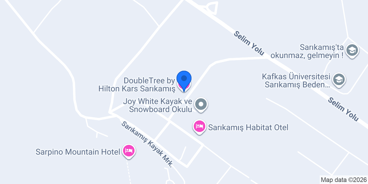 DoubleTree by Hilton Kars Sarıkamış konumu