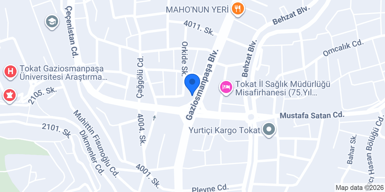 Av. Necmettin BEKTAŞOĞLU konumu