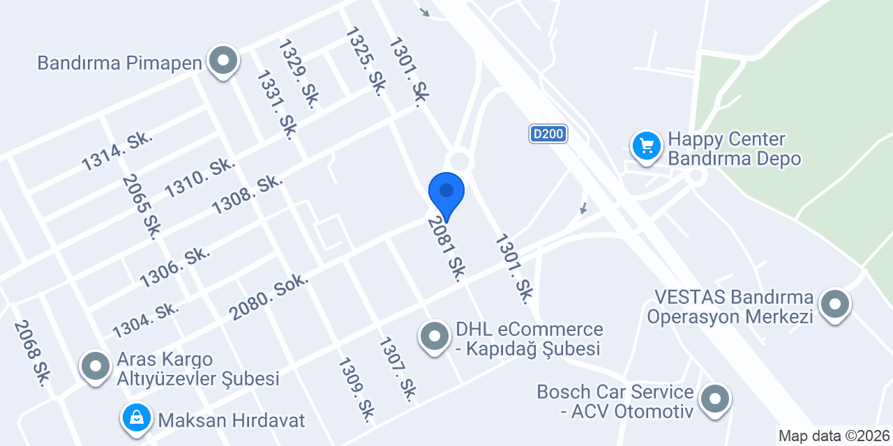 Oto Mekanik konumu