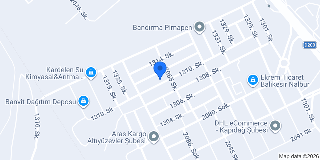 Vatansever Nakliyat konumu