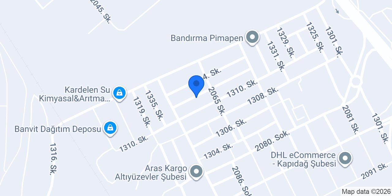 Banmakser Ltd. Şti LUSSO konumu