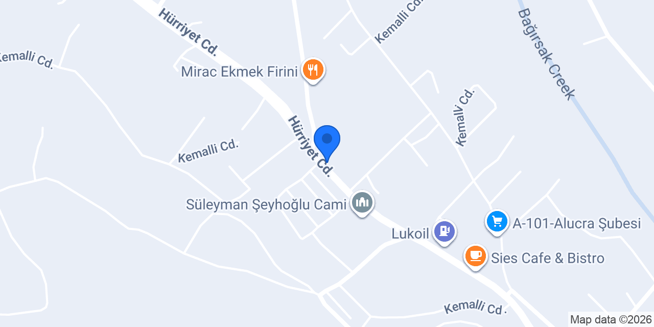 Alucra İlçe Jandarma Komutanlığı konumu