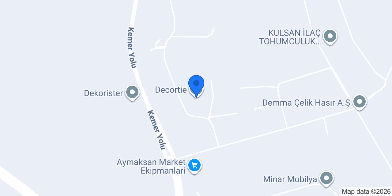 Decortie konumu