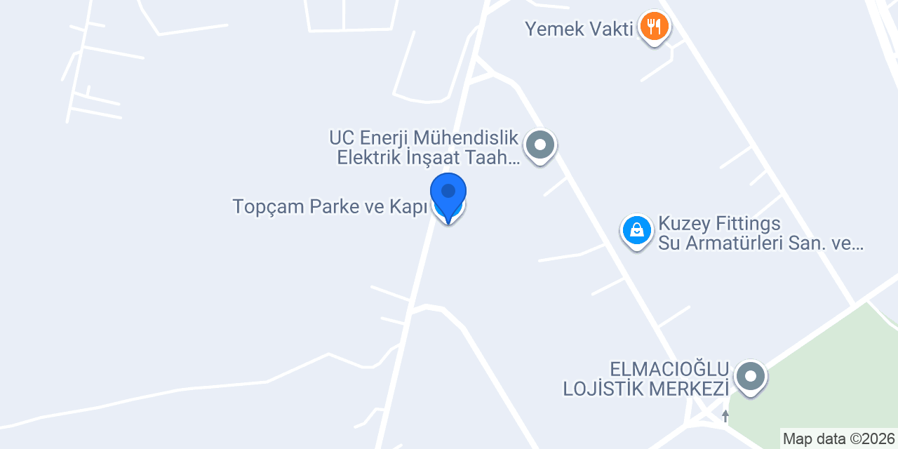 Topçam Parke ve Kapı konumu