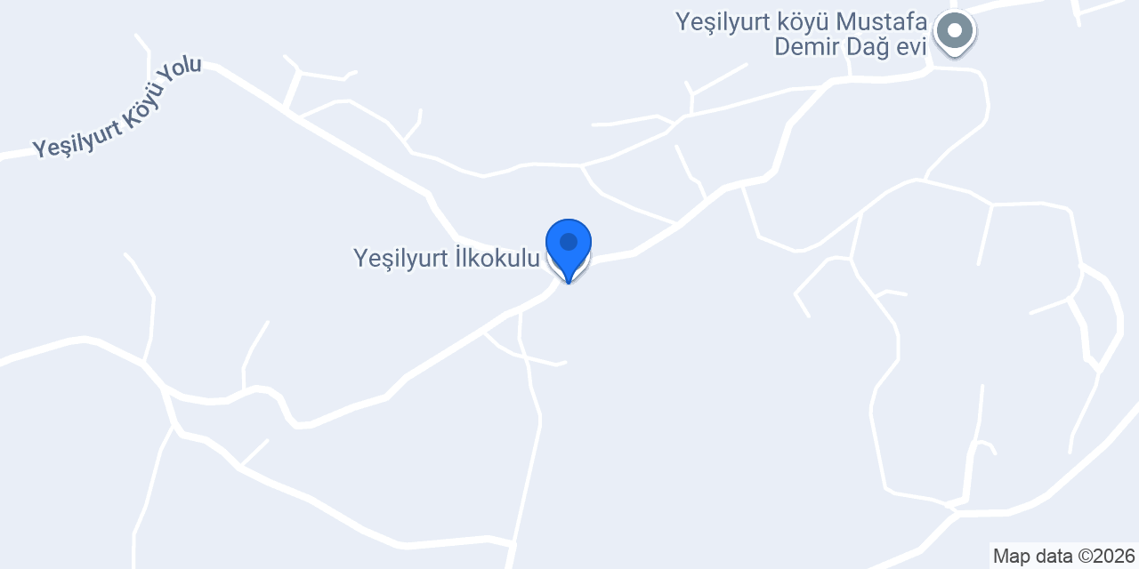 Yeşilyurt İlkokulu konumu
