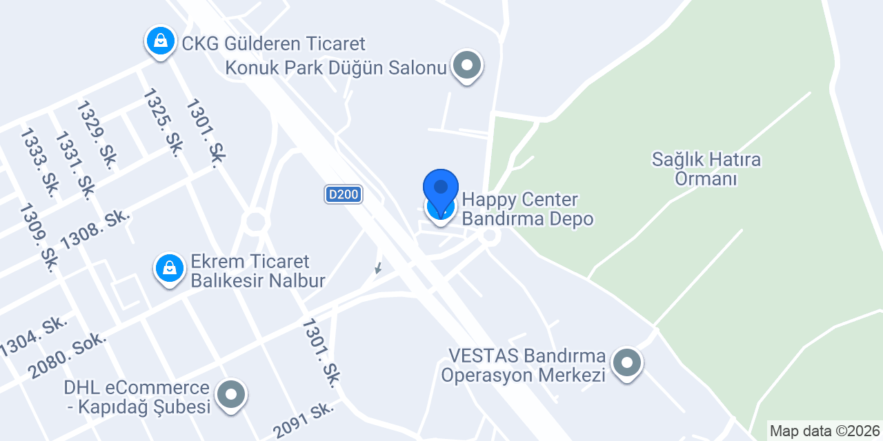 Kelebek Mobilya - Bandırma konumu