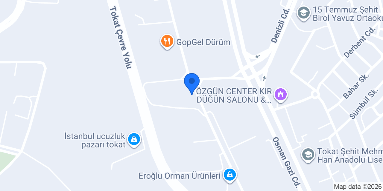 Tea Gıda Tokat Çaykur Bayii konumu