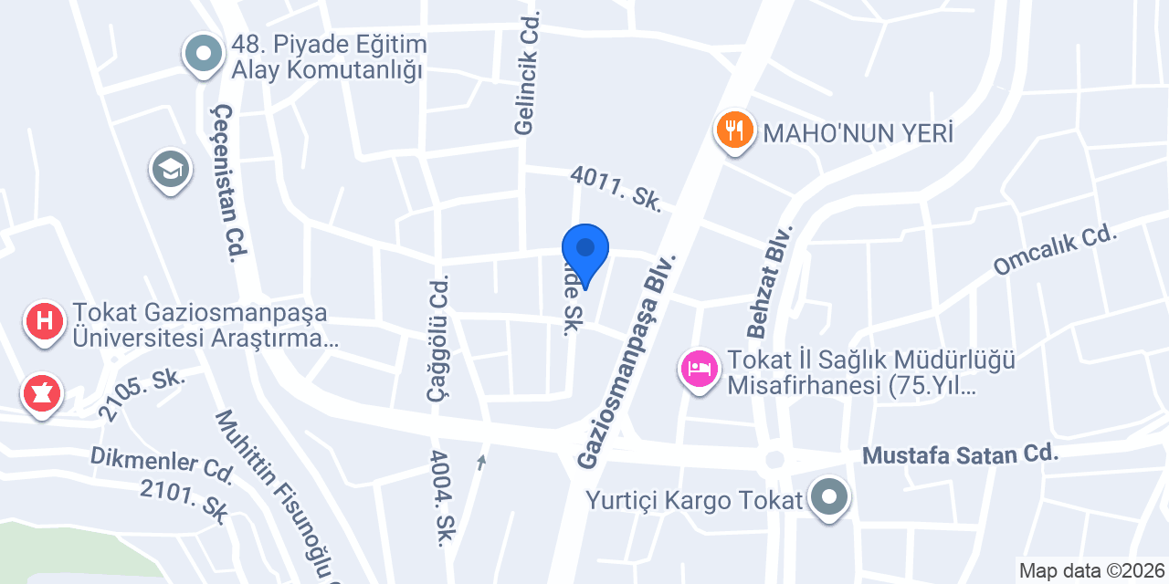 Anka İnternet & E - Spor - Tokat konumu
