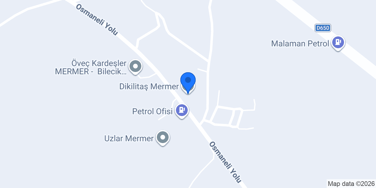 Dikilitaş Mermer konumu