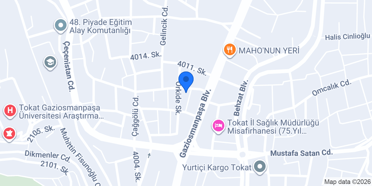 Necati Pide Fırını konumu