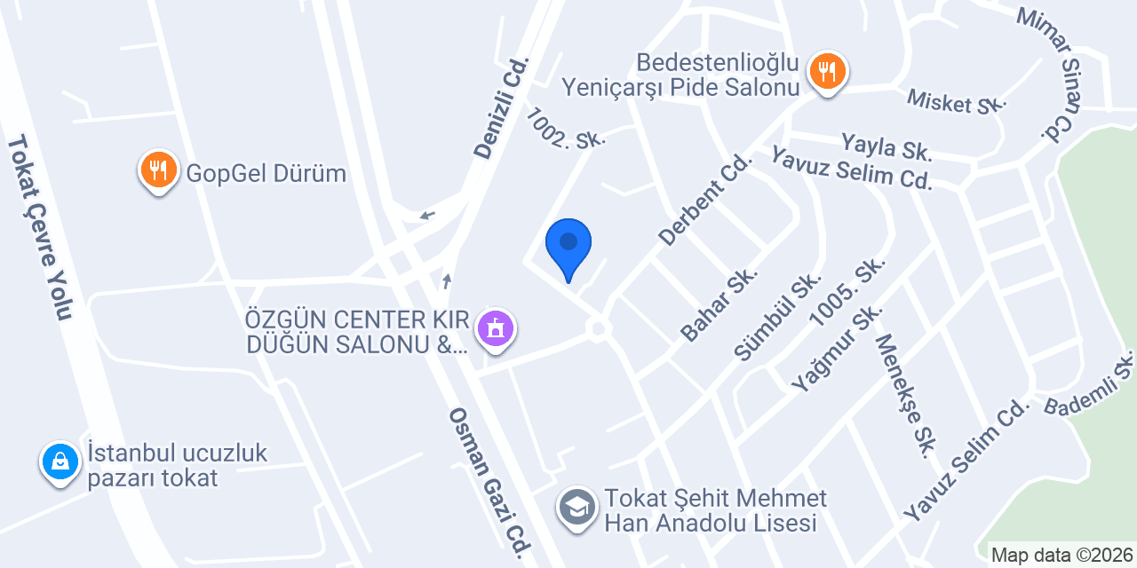 Rızvanoğlu Koltuk Döşeme konumu