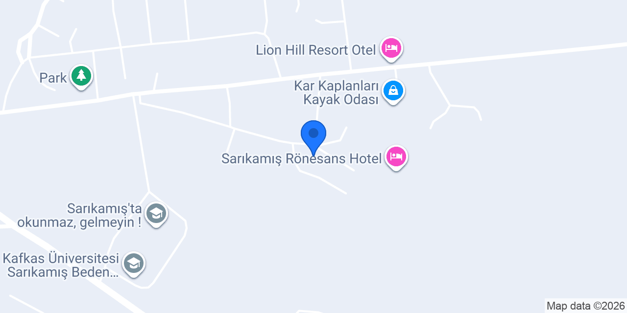 CK Hotel Sarıkamış konumu