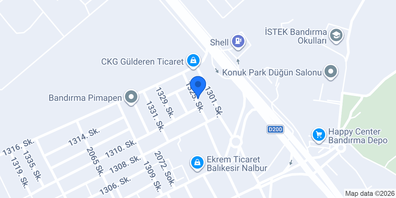 Bandırma Barış Yangın Söndürme konumu