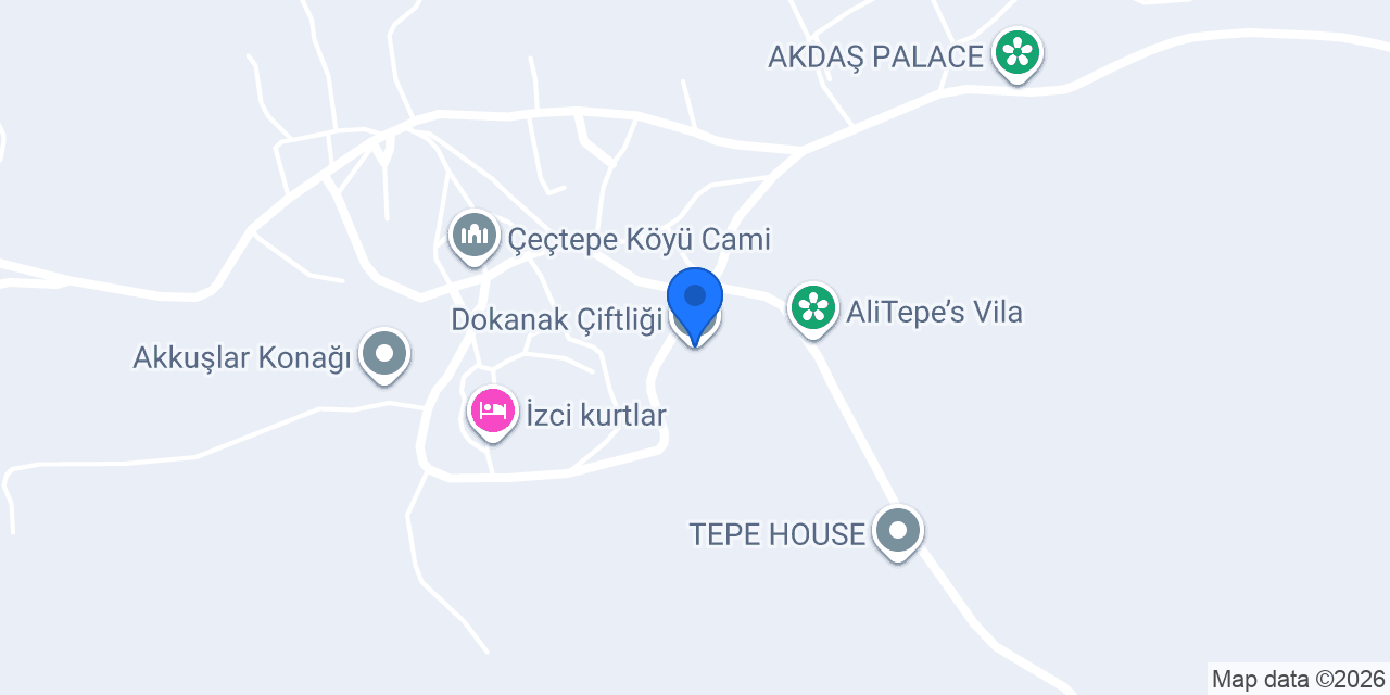 Dokanak Çiftliği konumu