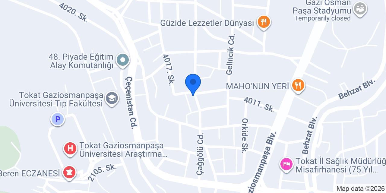 Çağdaş Terzi konumu