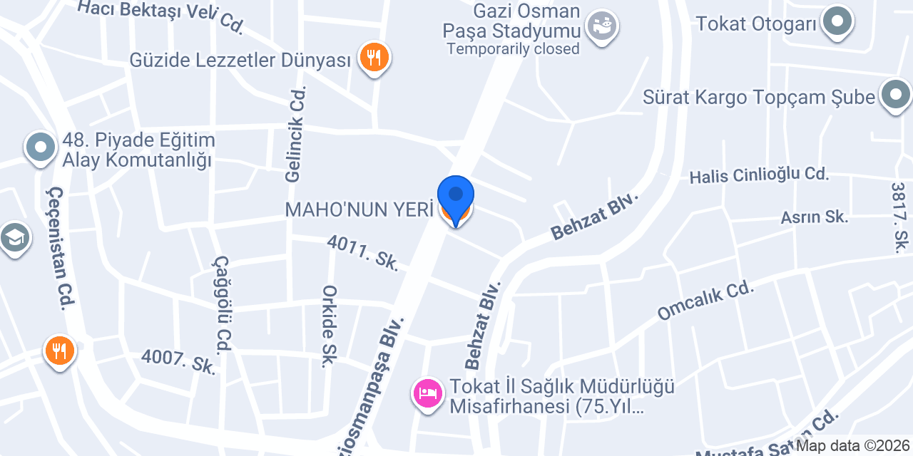 MAHO'NUN YERİ konumu
