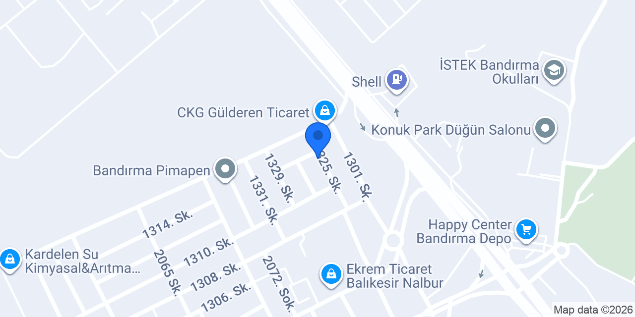 Bursa Auto Garage - Bandırma konumu