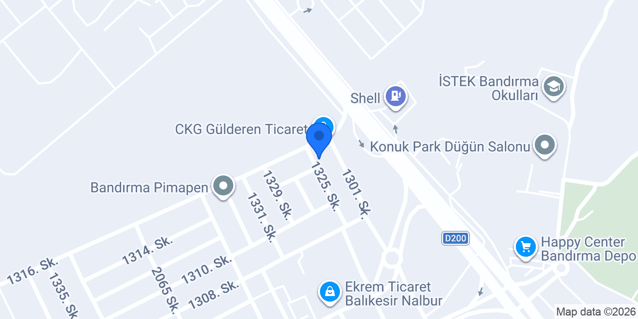 Uzman Yangın Bandırma konumu